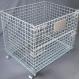 Q235 Steel Wire Mesh Storage Cages Adjustable Compartment Surface Galvanizing