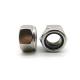 DIN 985 Stainless Steel Hex Nut With Nylon Insert SUS316 Right Hand