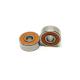 440C Stainless Hybrid Ceramic Ball Bearing With SI3N4 Ceramic Balls Rubber Seals
