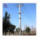 138kV Gantry steel poles Communication power transmission tower for electric transmission line