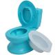 Blue Pure Color Baby Potty Toilet with EN71 Certification Convenient 2-in-1 Design