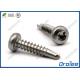 304/18-8/316 Stainless Steel Torx Star Drive Pan Head Self Drilling Metal Screws