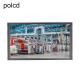 Industrial Polcd 21.5 Inch LCD Monitor Touch Screen Pure Flat Metal Aluminum Case