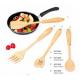 FDA customized/wholesale kitchen wood handle soup scoop With Handle