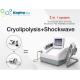 Portable ED Shockwave Cool Cryolipolysis Fat Freezing Machine