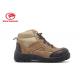 Suede Leather Brown Steel Toe Work Sneakers For Hard Place Steel Cap Safety