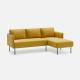 Multicolor Luxury Corner Sofa Breathable Fabric For Living Room