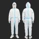 Unisex Disposable Disposable Protective Suit Non - Woven Work Safety Optional Size