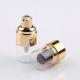 Gold Aluminum 20/410 Treatment Pump For Cosmetic Bottle