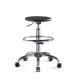 Industrial PU Leather Anti Static Lab Chair Stainless Steel ESD Task Chair