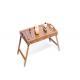 Rectangular Extra Large Organic Bamboo Serving Tray with Legs