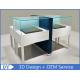 Big Size White Jewelry Display Cases With Lock / Jewellery Display Cabinets