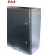 Single Door Stainless Steel Electrical Enclosure Boxes , Stainless Steel Electrical Panel Box