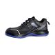 Leather Mesh Metal Steel Toe Unisex Comfort Slip Oil Resistant Blue Outsole Brand Safety Shoes