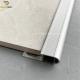 Matt Silver Bullnose Tile Trim For Stairs Aluminum Alloy Material