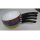 26cm Sprayed Nonstick Induction Wok Pan With Silicon Handle