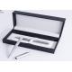 Professional Cardboard Pen Gift Box Grey Suede Lining Material Customized Logo