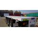 TITAN VEHICLE 4 axle 40ft  flatbed container semi trailer for sale