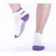 High Elasticity Yoga Grip Socks Soft Hand Feeling With Anti Slip PVC Dots Bottom