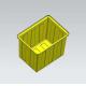One hundred ninety liters of square box mold for making plastic products