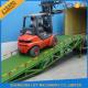 6 ton - 15 ton Hydraulic Trailer Ramp Lift with Anti Slip Corrugated Steel  Work Platform