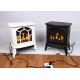 TNP-2008I-F5 Indoor Electric Fireplace Heater White / Black Freestanding Type