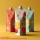 Custom Refillable Alcohol Soy Milk Jelly Juice Liquid Beverage Bottle Eco-Friendly Spout