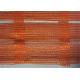 Industrial Portable Orange Plastic Mesh Barrier Fence Netting For Open Excavations