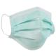 Soft Disposable Face Mask Easy Breathing 3 Ply Disposable Green PP Face Mask