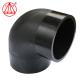 Black Hdpe 90 Degree Elbow , Pe Pipe Fittings  20mm-1200mm Long Working Life