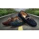 Leisure Mens Leather Loafers 41 - 45 Size Mens Suede Casual Shoes