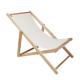 Outdoor Camping Leisure Picnic Bamboo Chair Adjustable Wooden Chair Garden Folding Chair