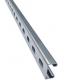 Slotted Silver C Shaped Steel Channel Pre - Galvanized Easy Installation