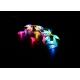 PVC SMD5050 RGB Pebble Lights 0.028 Amps High Brigtness Theme Park Decoration