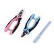 ABS Stainless Steel Safe Animal Nail Clippers Bule Pink 12.5 * 4cm 80g At Home