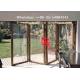 NEW design sliding bifold glass doors interior,Room Dividers Soundproof Insulated Glass