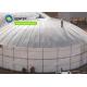 White Bolted Steel Frac Sand Storage Tanks  AWWA D103-09 Standards