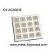 Dust Proof Stainless Steel Keyboard IP 65 Access Control Keypad with 16 Keys