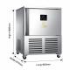 Powerful 900W Commercial Cooking Equipment 3-Tray Air Chiller For Freeze -18.C Deep Freeze Cooling