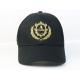 Fashion Cool 100%cotton Customized Black Flat Embroidery logo long strap baseball Hats Caps