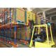 Bolted Warehouse Radio Shuttle Racking System , Pallet Shuttle System For