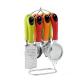 Home Kitchen Utensil Sets 8PCS Stainless Steel Accessories with Colorful Handles