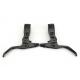 Full Black Trick Bike Parts , Light Bmx Frames Hinged Clamp Design