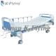 Movable ABS Bedhead Manual Hospital Nursing Bed 2 Cranks Foldable