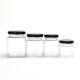 Square Bee Honey Glass Candy Jars , Durable Glass Food Container Easy To Use