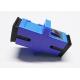 Ceramic Fiber Ferrule Blue SC UPC SM Simplex Fiber Optic Adapter with long