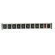 UL C-UL list IEC 9Way  15a overload protector Outlets Power Strip , PDU Power Distribution Unit