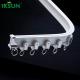 Bendable Bay Window Curtain Track Ceiling Mounted Aluminium Alloy Material