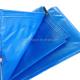 Customized Waterproof Pe Tarpaulin With Durable Eyelets Yarn Count 500D Density 6*6-16*16