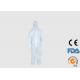 Anti Static Asbestos Disposable Coveralls With Elastic Wrist / Waist / Ankle